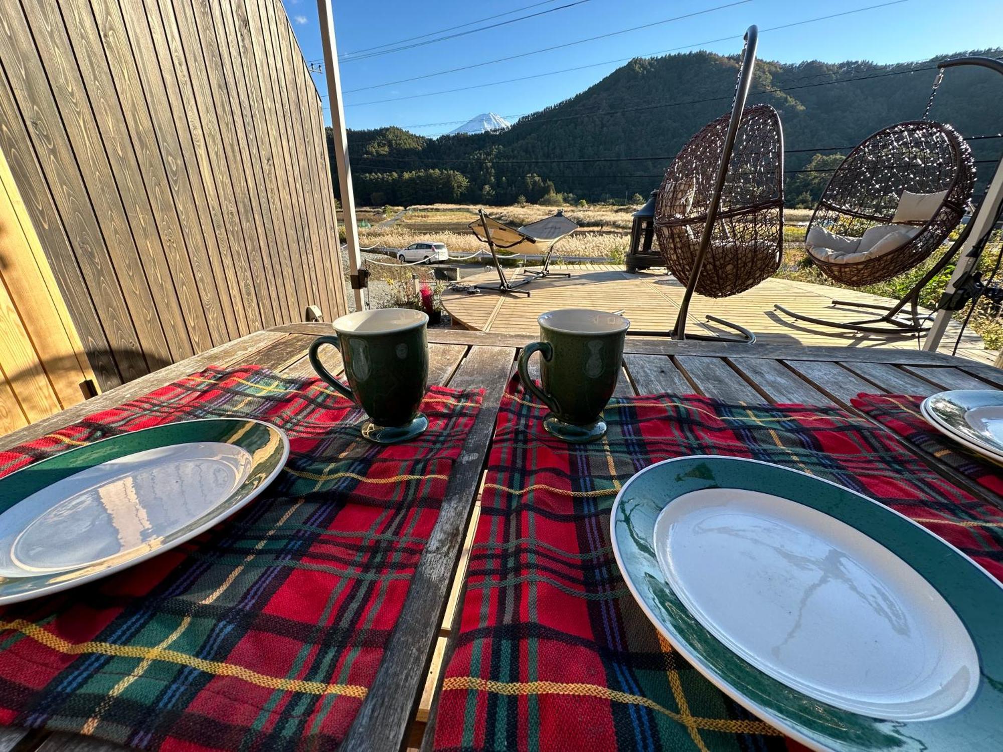 Fuji Dome Glamping Hotel Fujikawaguchiko Bagian luar foto