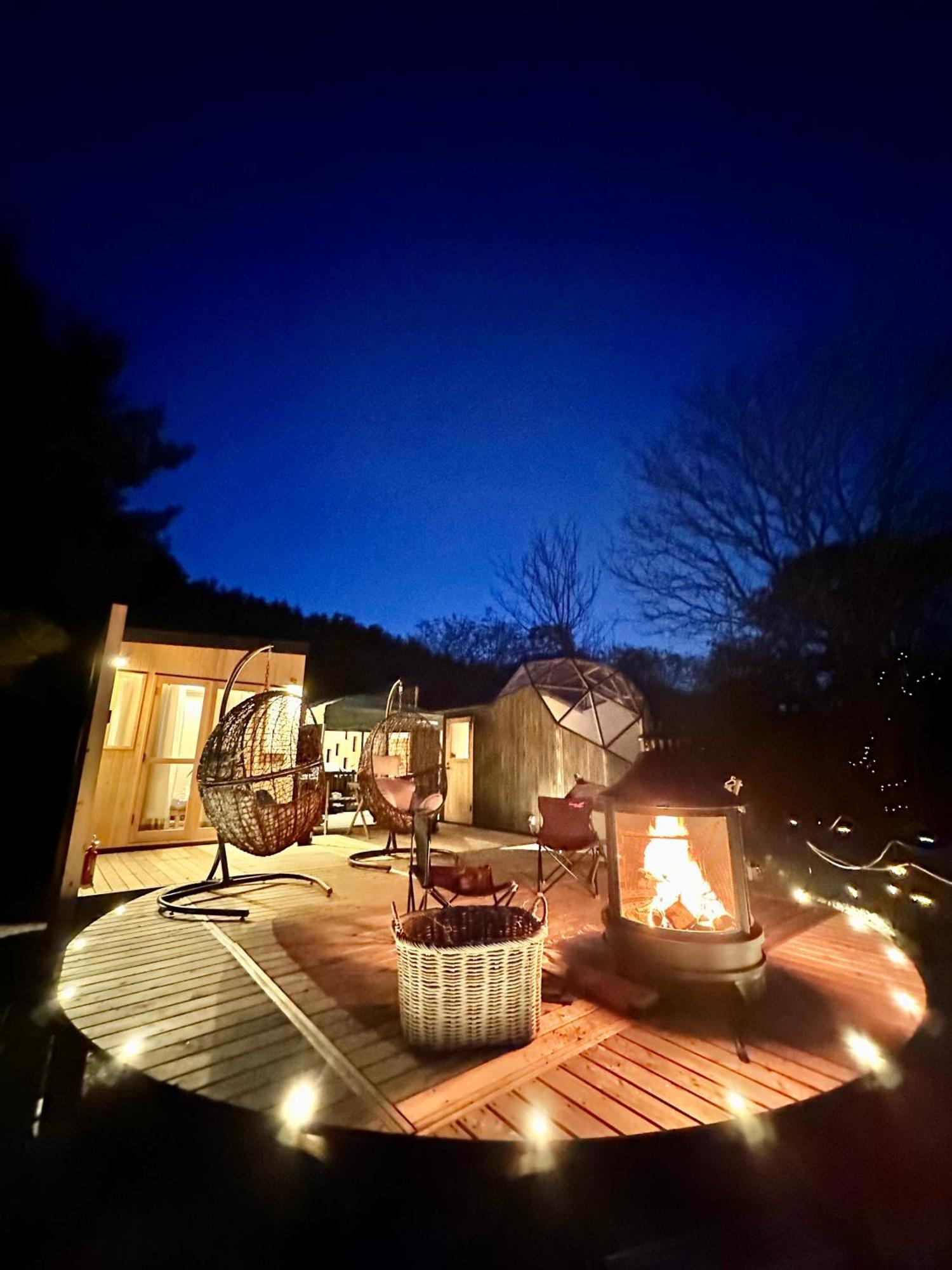 Fuji Dome Glamping Hotel Fujikawaguchiko Bagian luar foto