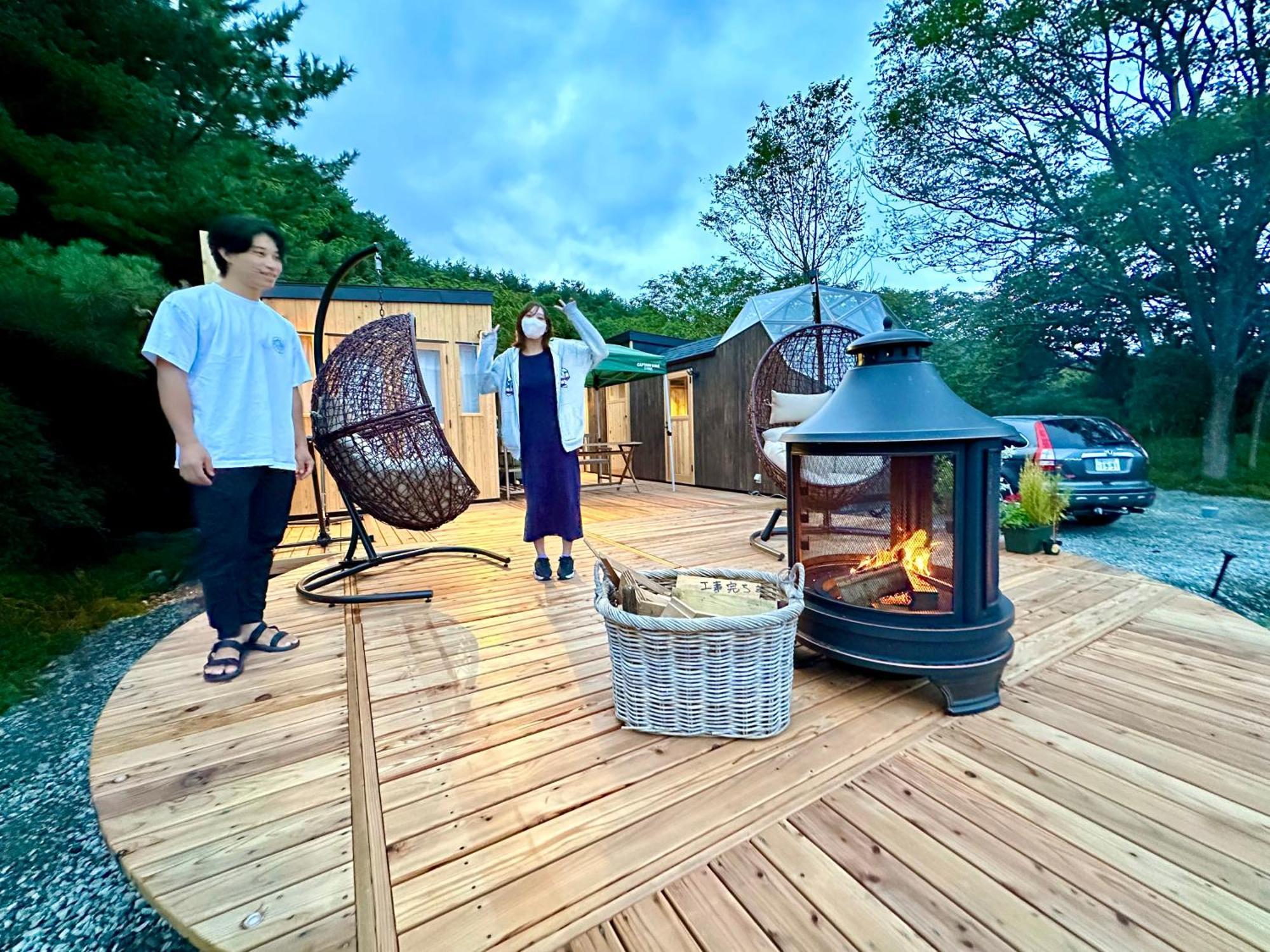 Fuji Dome Glamping Hotel Fujikawaguchiko Bagian luar foto